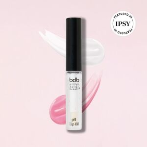 NIB Billion Dollar Beauty pH Lip Oil Blushing Effect Clear To Pink 3.5mL